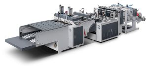 FULLY AUTOMATIC DOUBLE LINES HIGH SPEEDPRESSURE HOLDING VEST BAG MAKING MACHINE